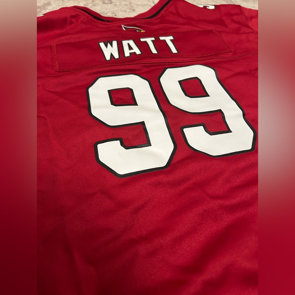 Nike Authentic Arizona Cardinals J.J. Watt #99 NFL Red Jersey Women’s Sz: XL - Picture 9 of 10